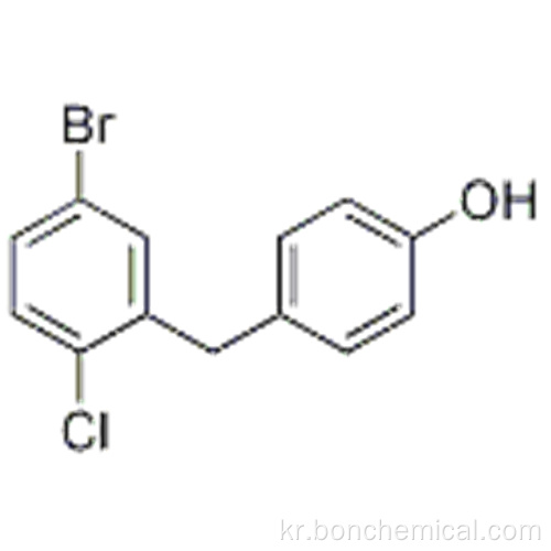 4- (5- 브로 모 -2- 클로로 벤질) 페놀 CAS 864070-18-8